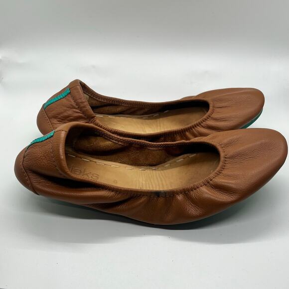 Tieks Chestnut Brown Ballet Flats SIZE 8 - Picture 2 of 6